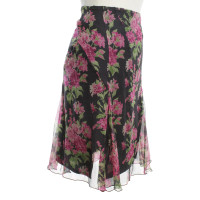 Max Mara Floral silk skirt