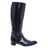 Church's Black leather boot