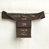 Louis Vuitton Rock in Creme mit Häkelmuster