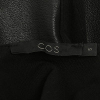 Cos Leather dress in black