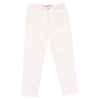 Bogner Paire de Pantalon en Coton en Blanc