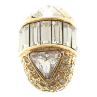 Gianni Versace Ring mit Schmucksteinen 