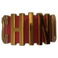 Moschino Bracelet en Cuir en Rose/pink