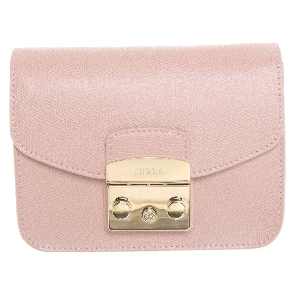 Furla Shoulder bag Leather in Nude