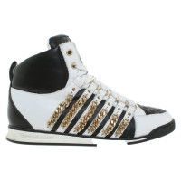 Dsquared2 Sneakers in Schwarz/Weiß