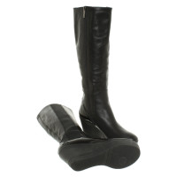 Autres marques Bottes en Cuir en Noir