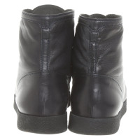 Jil Sander Bottines en Cuir en Bleu