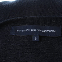 French Connection Gebreide jurk in donkerblauw