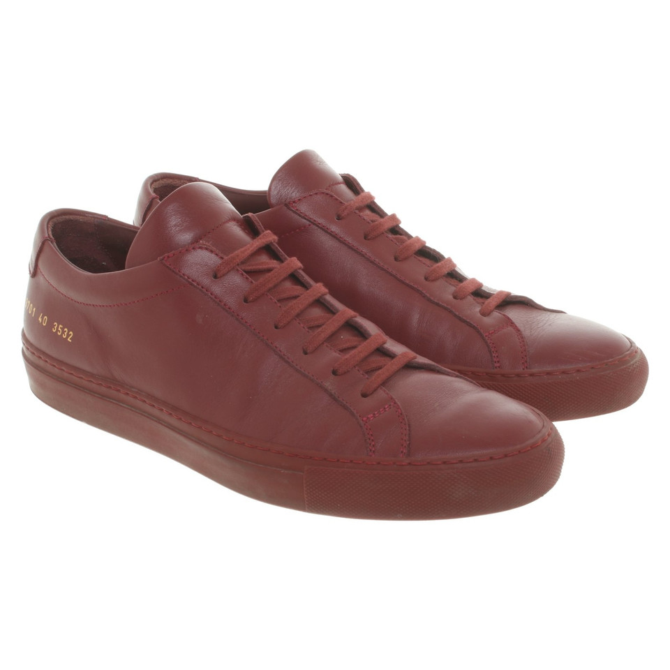 Common Projects Veterschoenen in rood