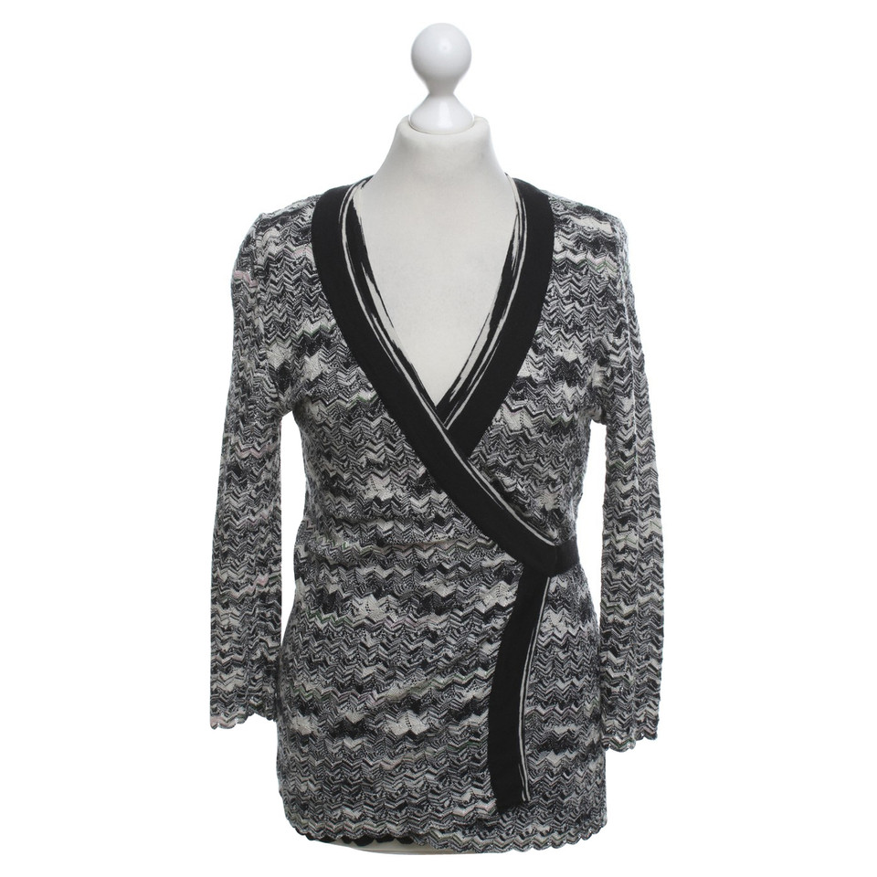 Missoni Wrap jacket & top with pattern