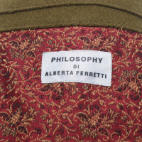 Philosophy Di Alberta Ferretti Jacke in Grün