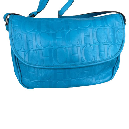 Carolina Herrera Shoulder bag Leather in Turquoise