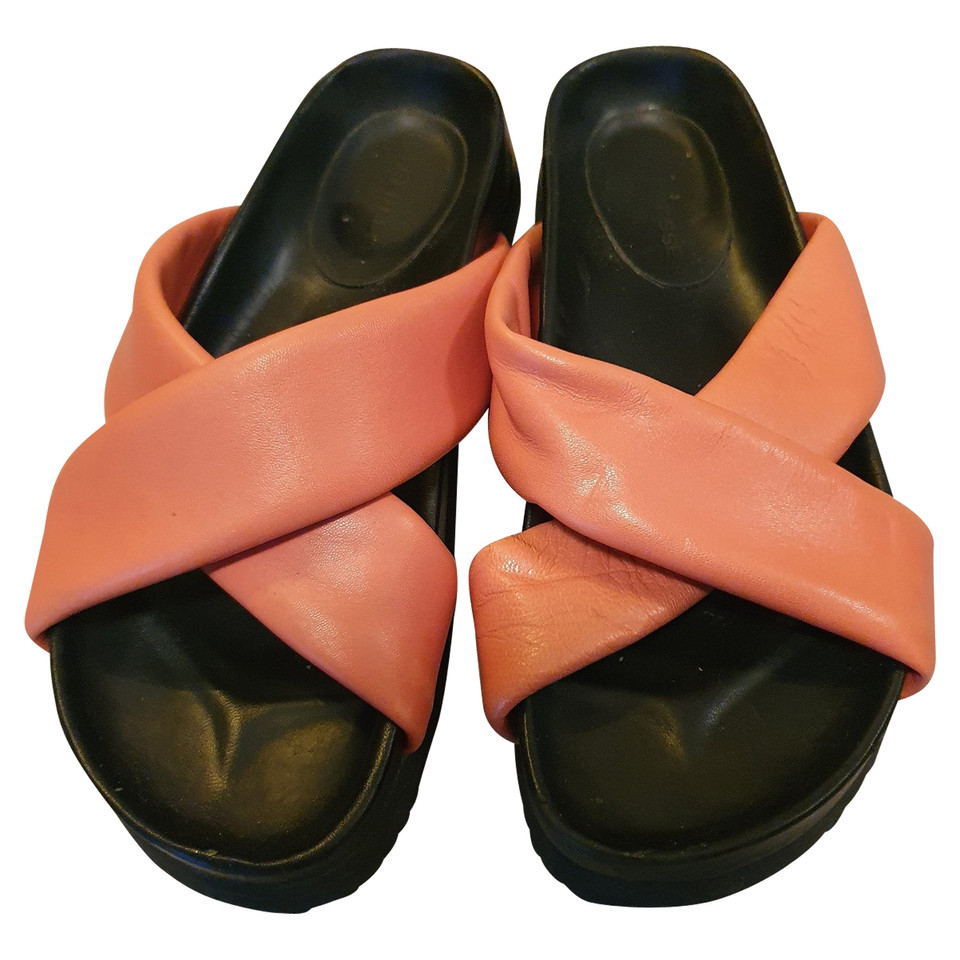 Strenesse Sandalen Leer in Oranje