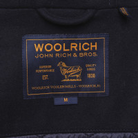 Woolrich Wollen jas in blauw
