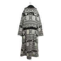 Christian Dior Wollen jas met een motief van de winter