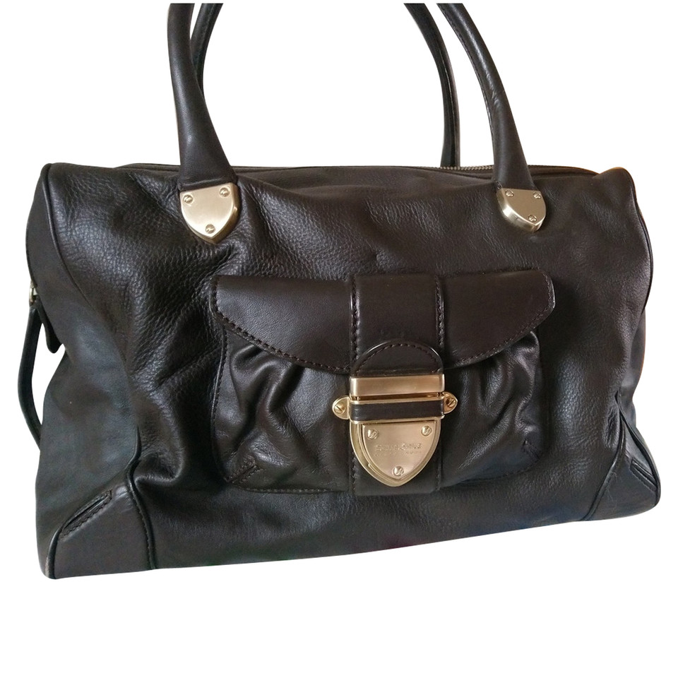 Samsonite Handbag Leather in Brown