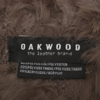 Oakwood Pelzkragen in Braun