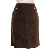 Céline Buckskin skirt in Brown