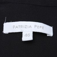 Patrizia Pepe camicetta di seta in nero