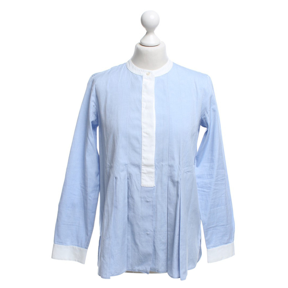 Max Mara Bluse in hellem Blau