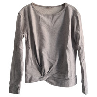 All Saints Top Cotton in Grey
