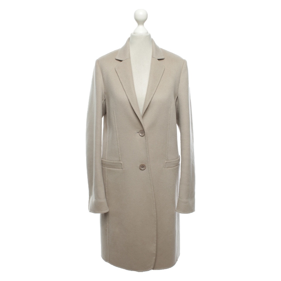 Marc Cain Jacket/Coat Wool in Beige