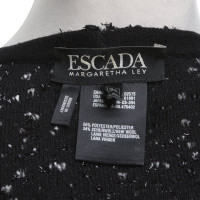 Escada Jas en rok in zwart / wit