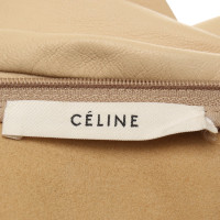 Céline Leather top in beige