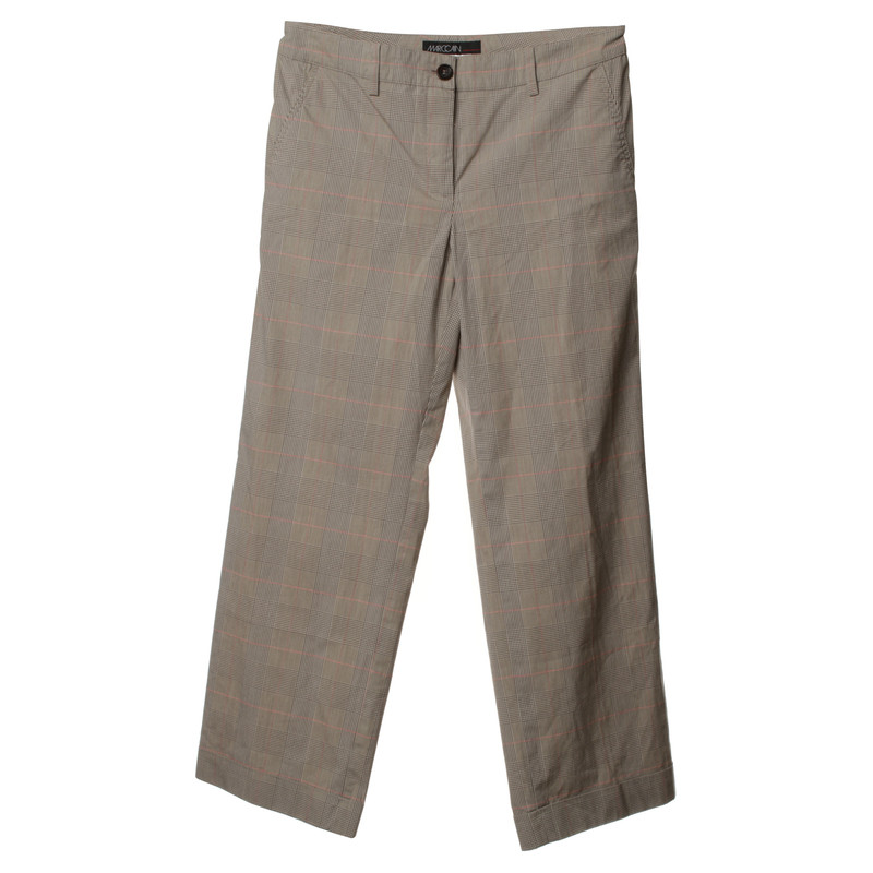 Marc Cain Pants with plaid pattern