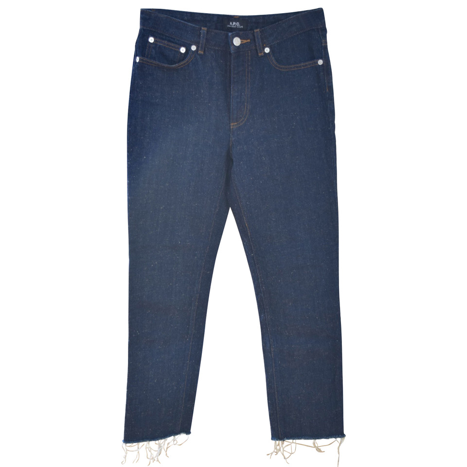 A.P.C. Jeans in Lino in Blu