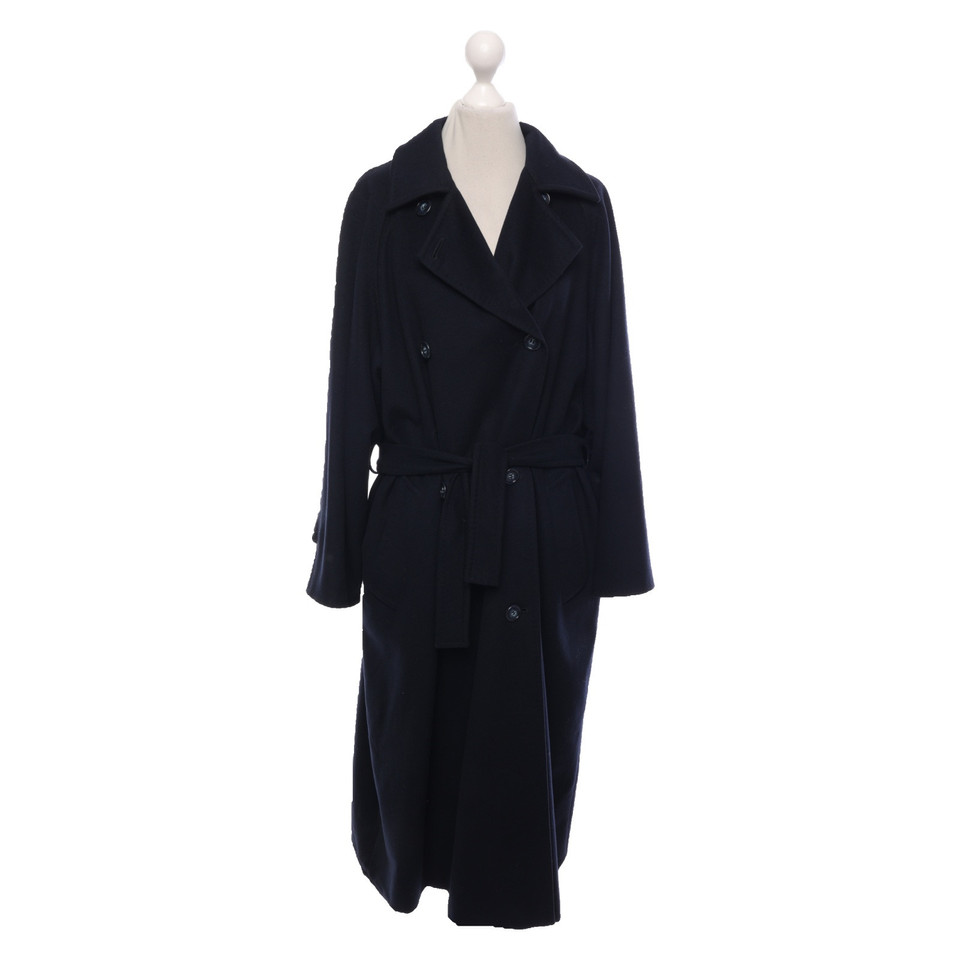 Max Mara Veste/Manteau en Cachemire en Bleu