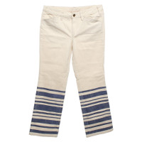 Tory Burch Jeans Cotton in Cream