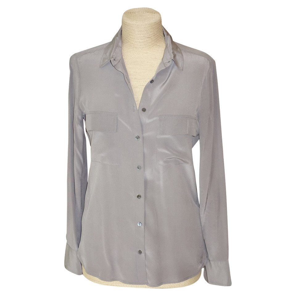 Equipment Top Silk in Grey