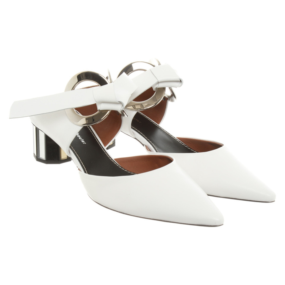 Proenza Schouler Pumps/Peeptoes Leather in White