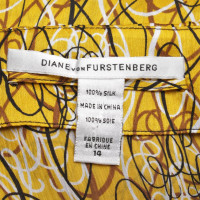 Diane Von Furstenberg blouse gekleurd