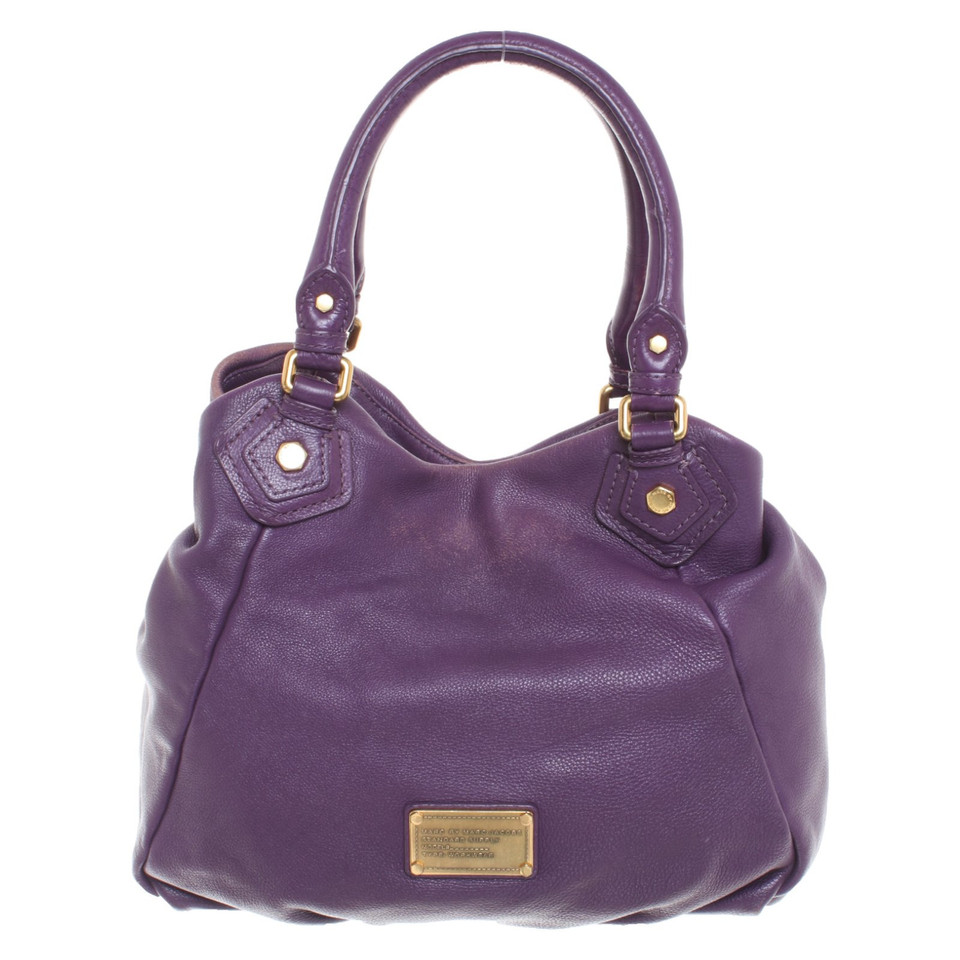 Marc By Marc Jacobs Handtas Leer in Violet