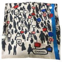 Chanel Silk scarf with print