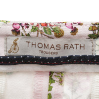 Thomas Rath Pantalon à imprimé floral