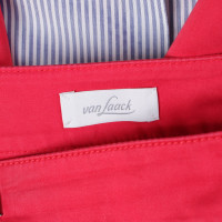 Van Laack Suit Cotton in Red