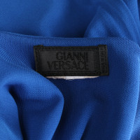 Gianni Versace Oberteil aus Jersey in Blau