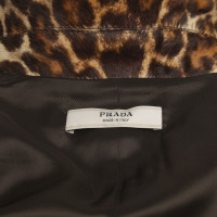 Prada Fur coat with print
