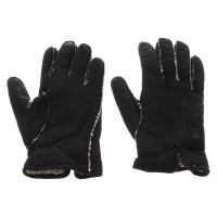 Roeckl Handschuhe aus Wildleder in Schwarz