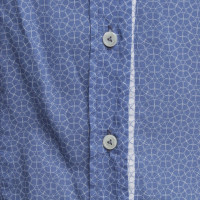Van Laack Shirt in Blauw / Wit