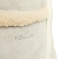 Hogan Tote Bag with suede trim