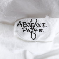 Absence of Paper Top Cotton in White