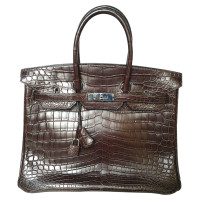 Hermès Birkin Bag 35 in Marrone