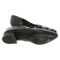 Kenzo Slipper/Ballerinas aus Lackleder in Schwarz