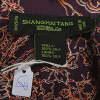 Altre marche Shanghai Tang - abito di seta con motivo
