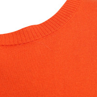 St. Emile Kurzarm-Pullover in Orange