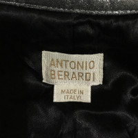 Antonio Berardi Zilveren-gekleurde lederen jas